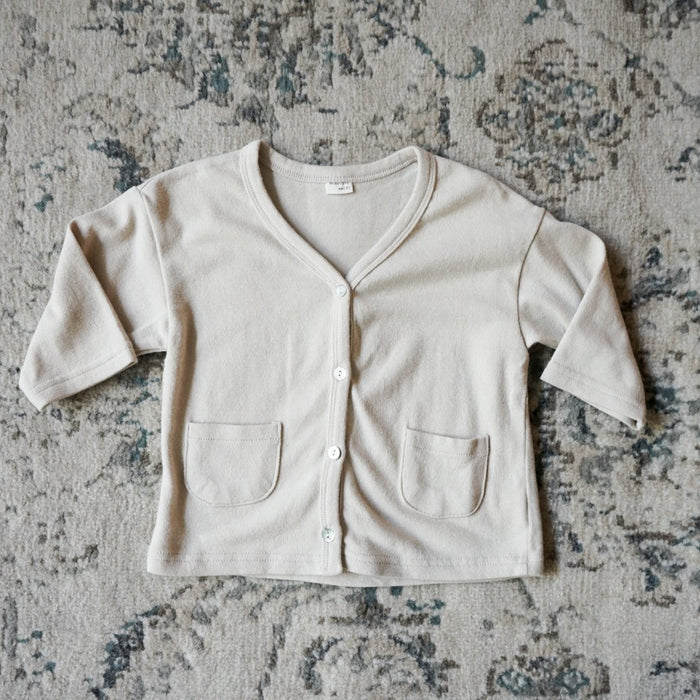 Soft Cardigan Top- Beige