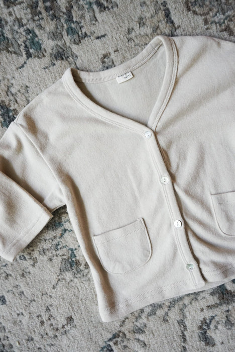 Soft Cardigan Top - Beige