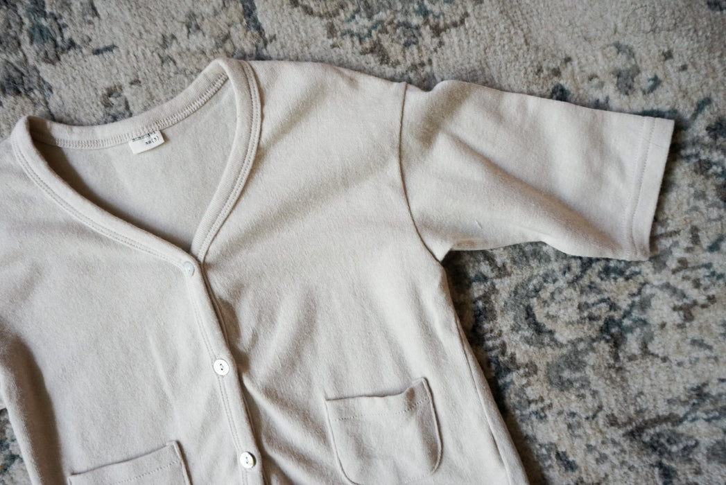 Soft Cardigan Top - Beige