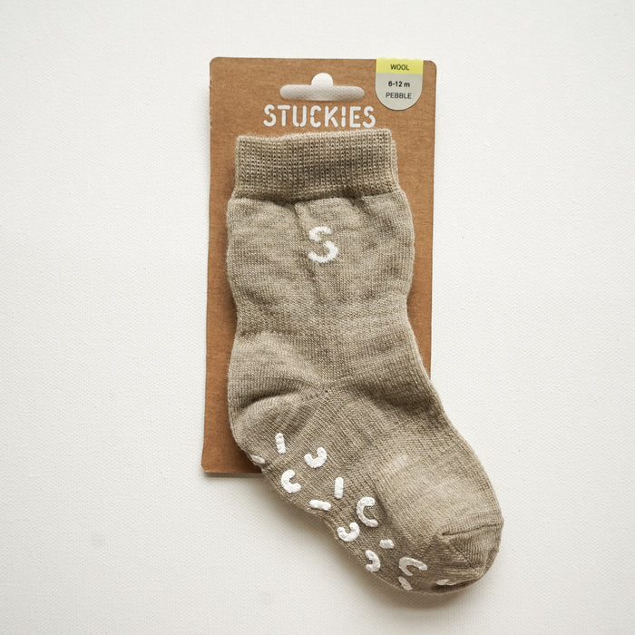 STUCKIES Socks- Wool Pebble