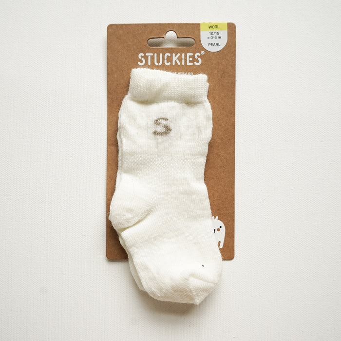 STUCKIES Socks- Wool Pearl