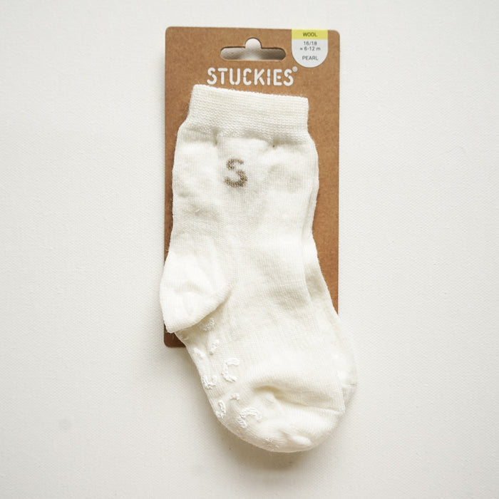 STUCKIES Socks- Wool Pearl