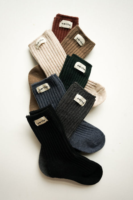 Knit Socks - Oak