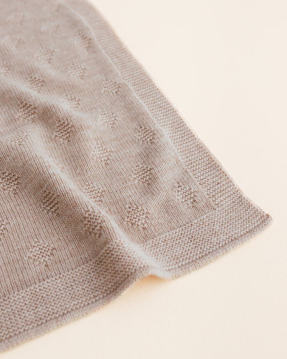 Gloria Merino Wool Blanket - Sand