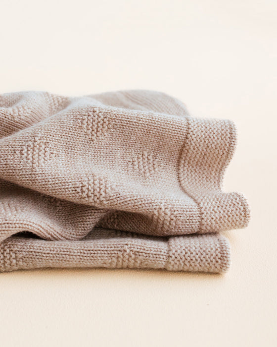 Gloria Merino Wool Blanket - Sand