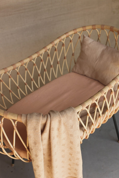 Gloria Merino Wool Blanket - Sand