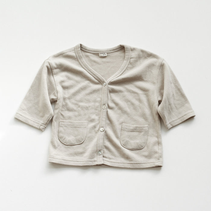 Soft Cardigan Top- Beige