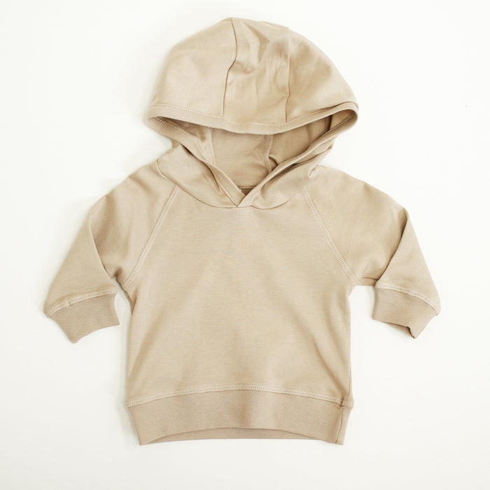 Madison Hooded Organic Pullover - Clay