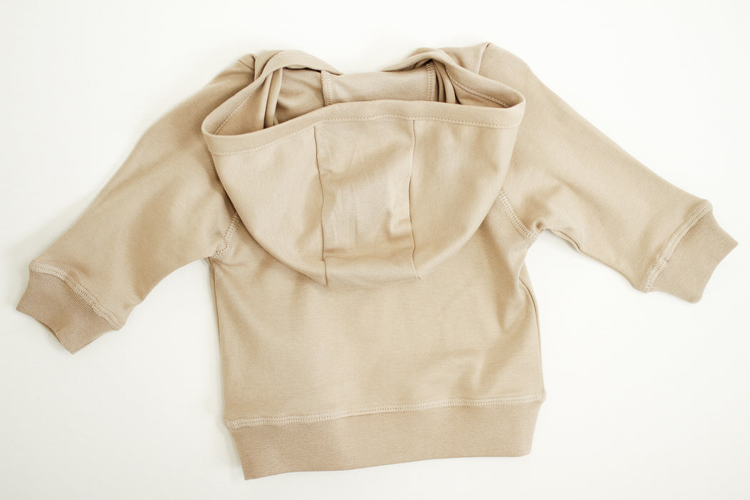 Madison Hooded Organic Pullover - Clay