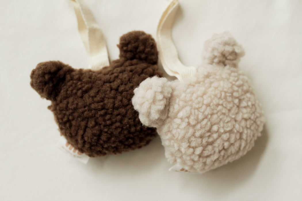 Sherpa Bear Pacifier Holders