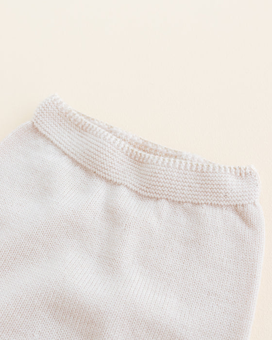 Guido Merino Wool Knit Pants - Off White