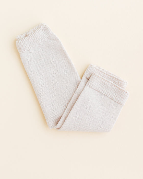 Guido Merino Wool Knit Pants - Off White