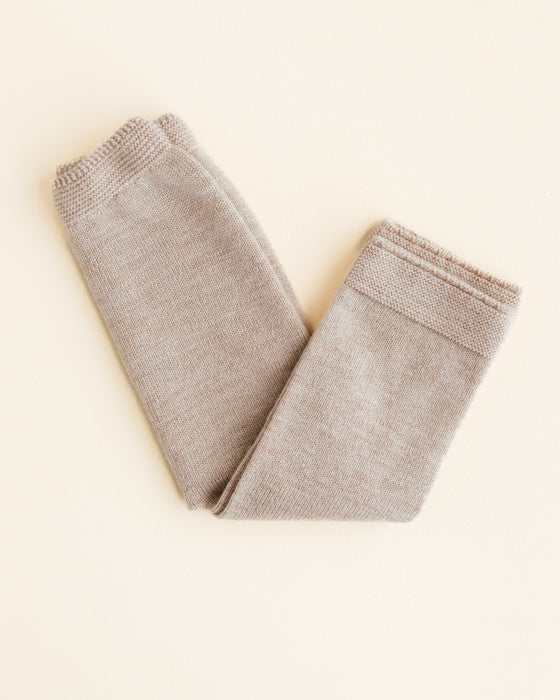 Guido Merino Wool Knit Pants - Sand