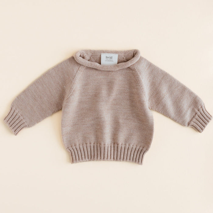 Georgette Merino Wool Knit Sweater - Sand
