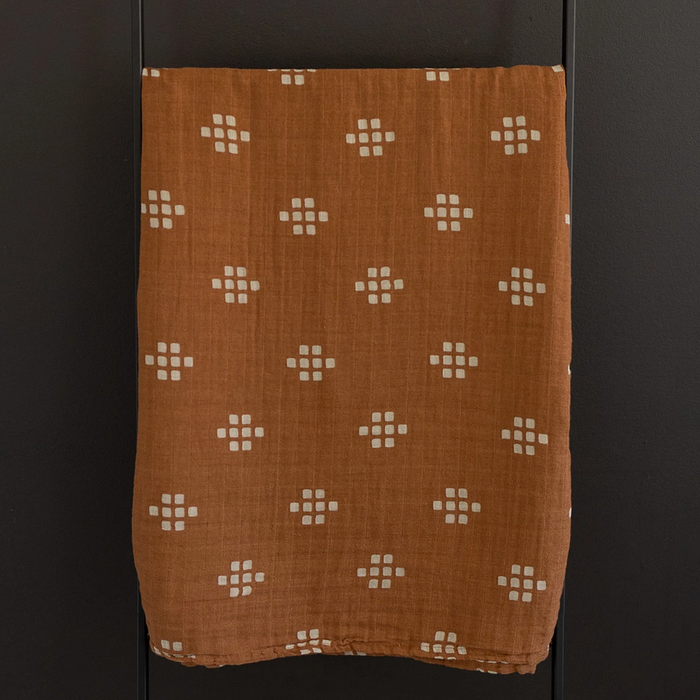 Muslin Swaddle Blanket- Chestnut Textiles