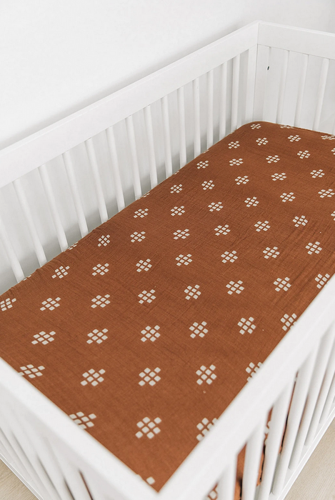 Muslin Crib Sheet - Chestnut Textiles