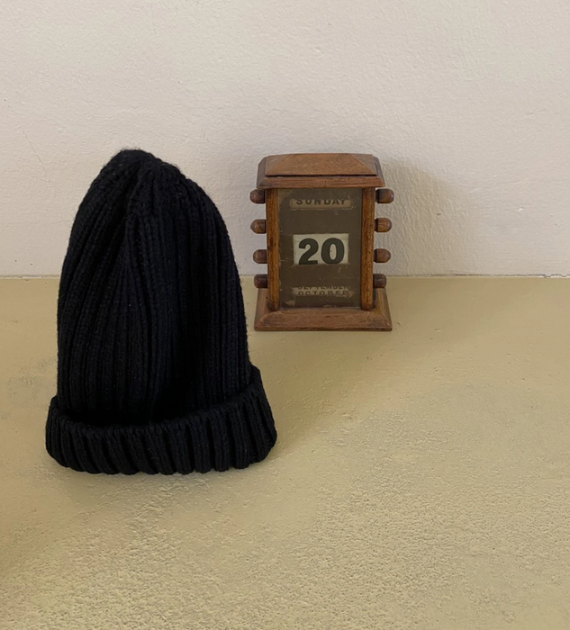 Classic Knit Beanie - Black