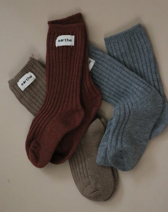 Knit Socks - Oak