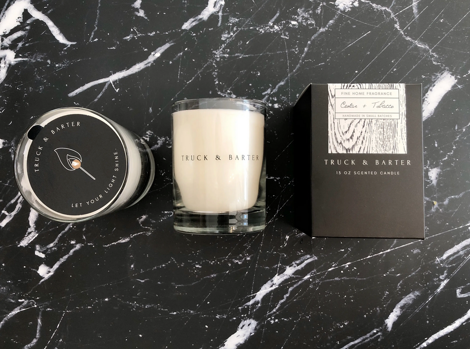 Scented Candle | Cedar + Tobacco