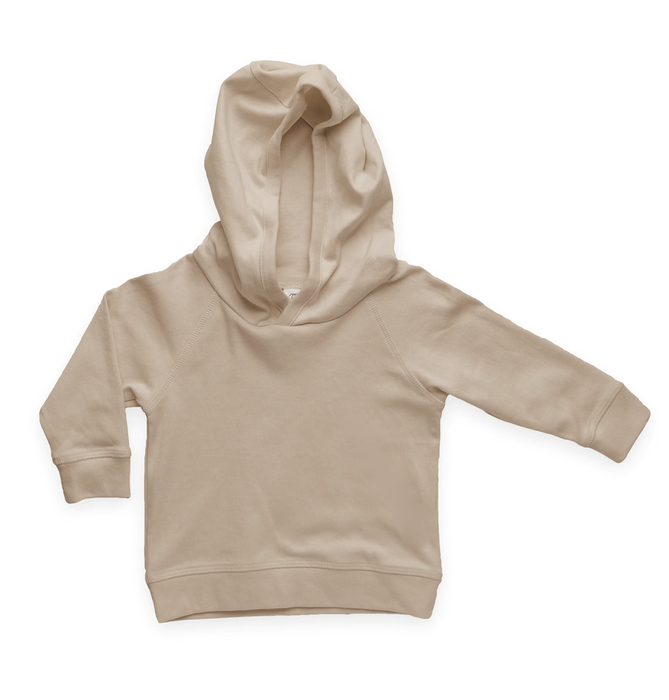 Madison Hooded Organic Pullover - Clay