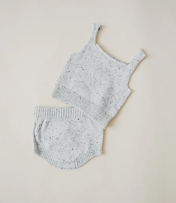 Knit Speckled Tank & Bloomer Set