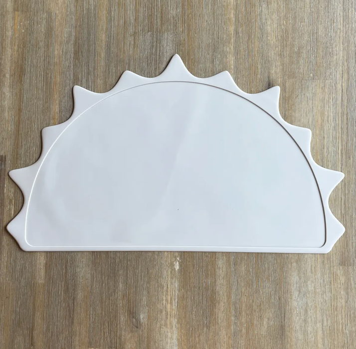 Sun Shape Silicone Placemat Nude