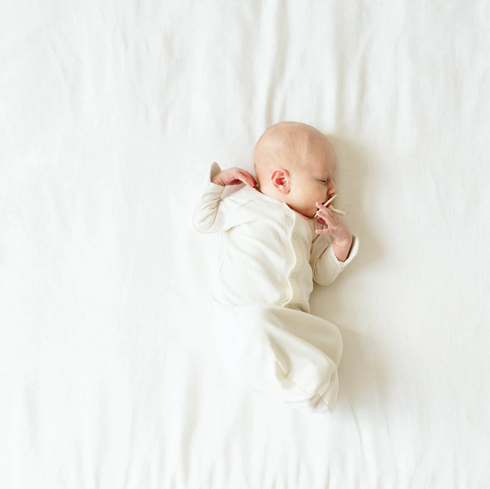 Bamboo Organic Convertible Gown - Cloud
