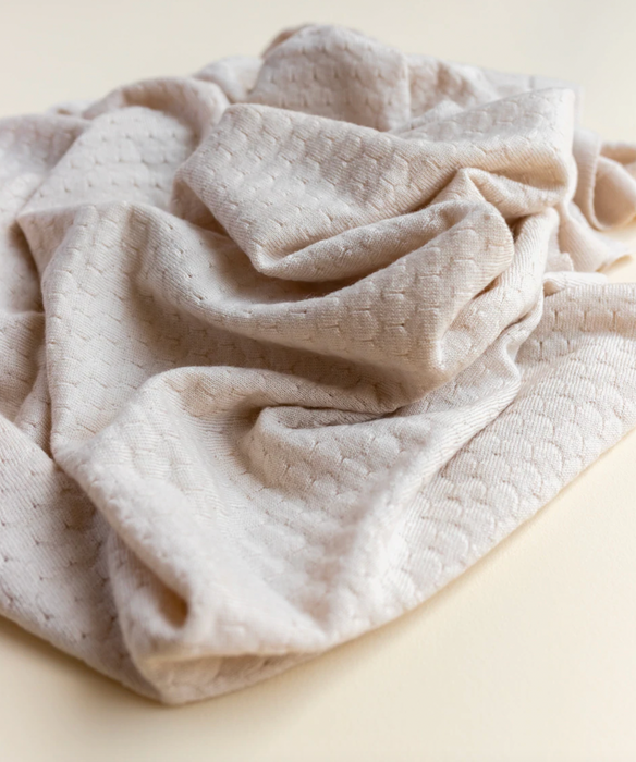 Frankie Merino Wool Blanket - Off White