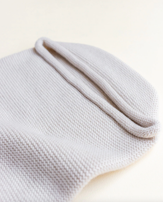 Merino Wool Knit Cocoon - Off White