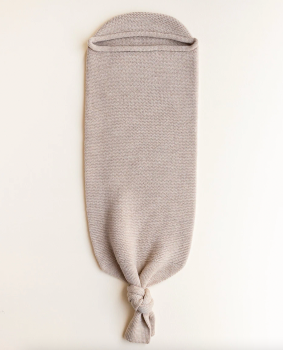 Merino Wool Knit Cocoon - Sand