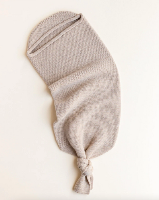 Merino Wool Knit Cocoon - Sand