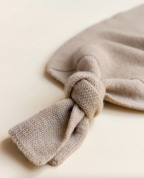 Merino Wool Knit Cocoon - Sand