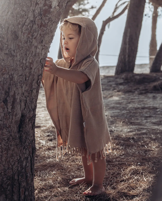 Beach Poncho - Warm Beige