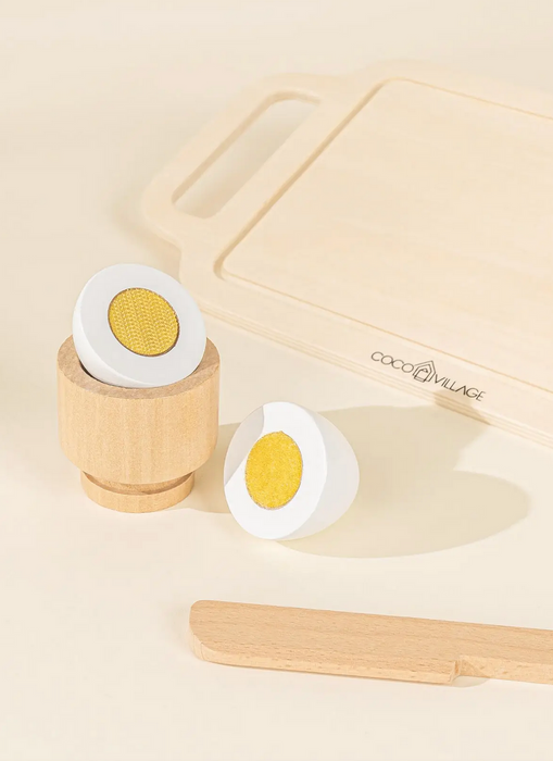 Wooden Breakfast & Tray Playset