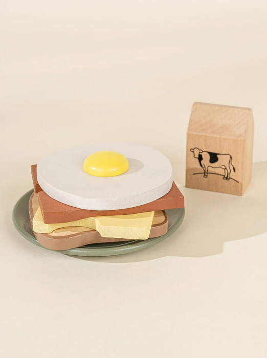 Wooden Breakfast & Tray Playset