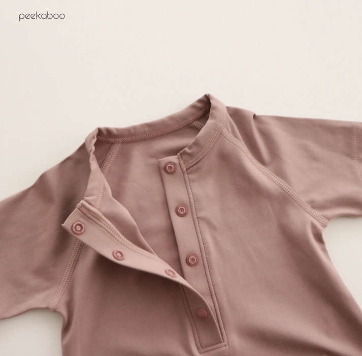 UV RashGuard Swimsuit - Beige