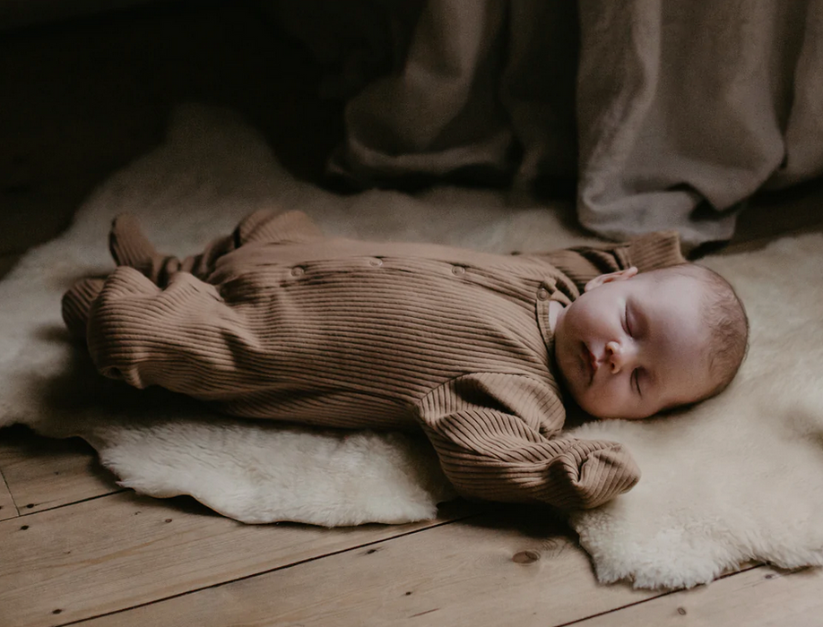 The Ribbed Pajama- Clay