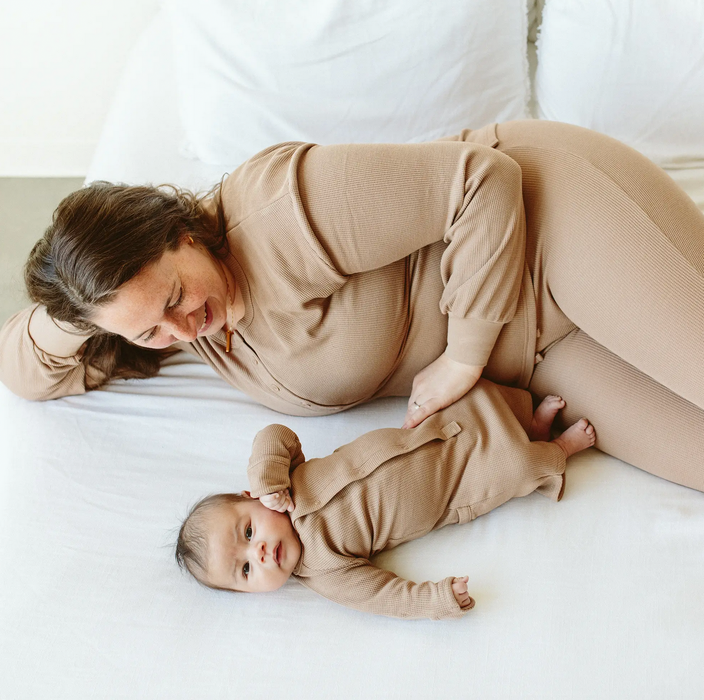Thermal Bamboo Organic Gown - Natural