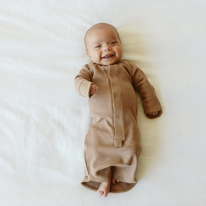Thermal Bamboo Organic Gown - Natural