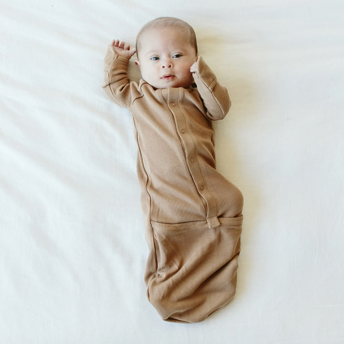 Thermal Bamboo Organic Gown - Natural