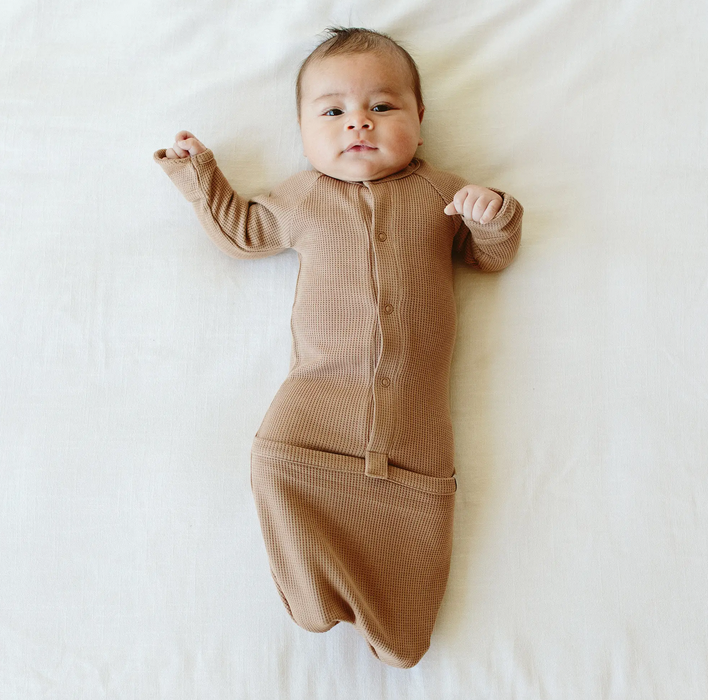 Thermal Bamboo Organic Gown - Natural