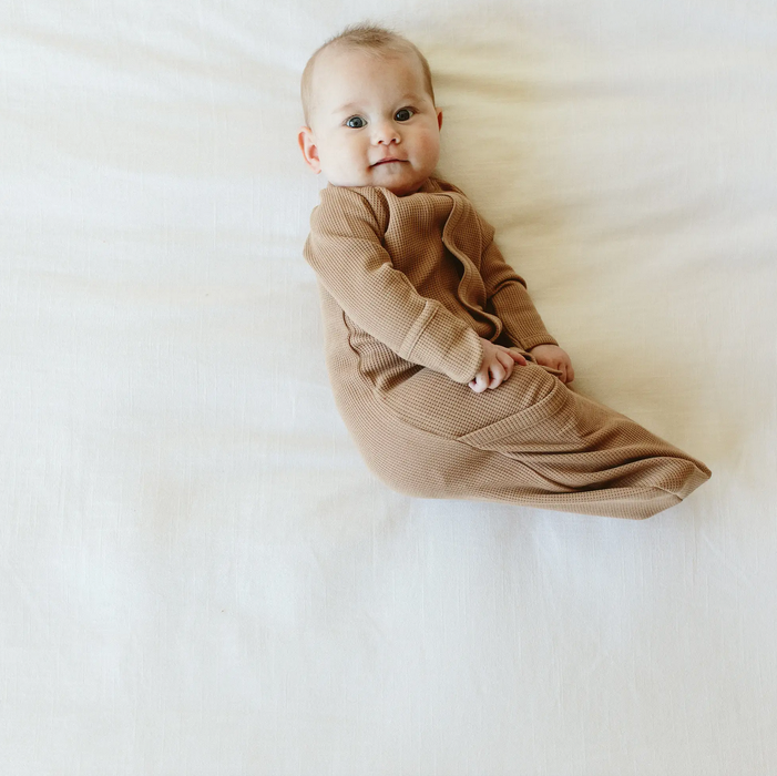 Thermal Bamboo Organic Gown - Natural
