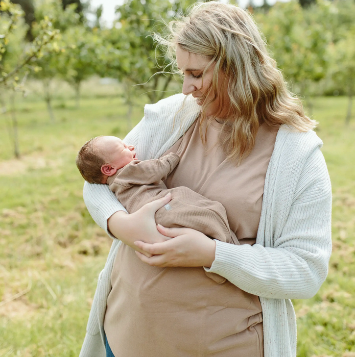 Thermal Bamboo Organic Gown - Natural