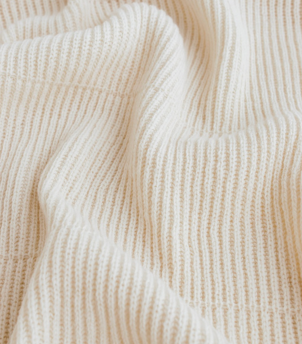 Gaston Merino Wool Blanket - White