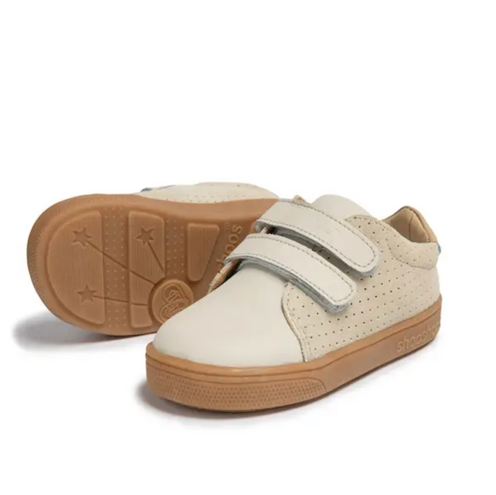 Leather Kids Sneaker - Sage