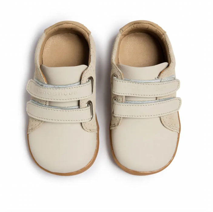 Leather Kids Sneaker - Sage