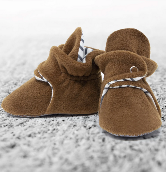 Organic Fleece Booties - Taba