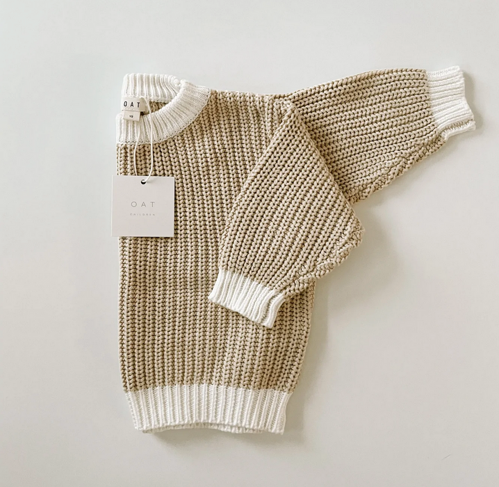 Chunky Sweater - Two-Tone