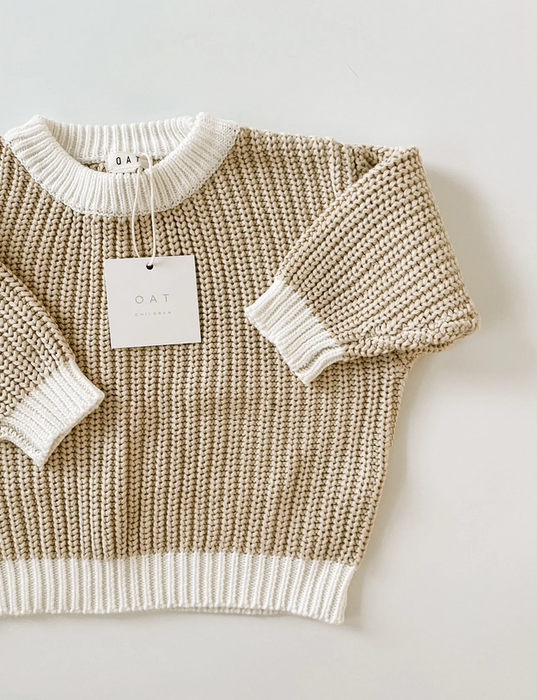 Chunky Sweater - Two-Tone