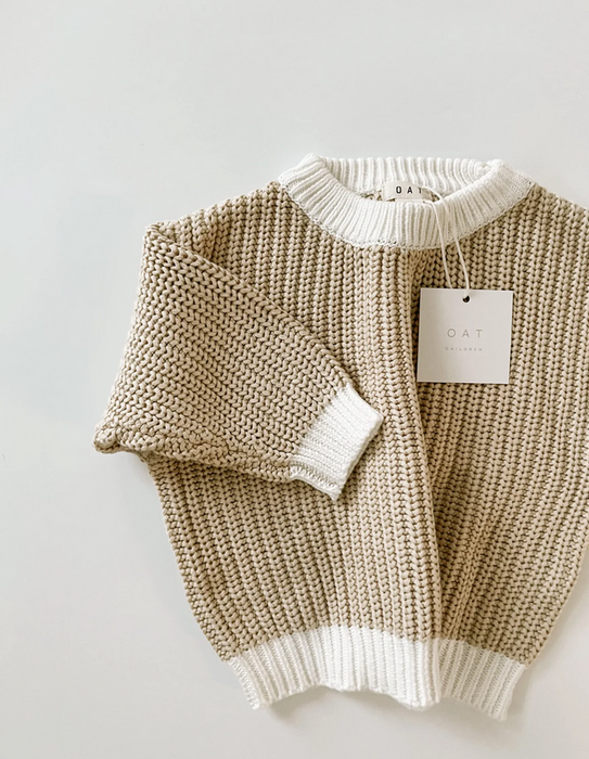 Chunky Sweater - Two-Tone